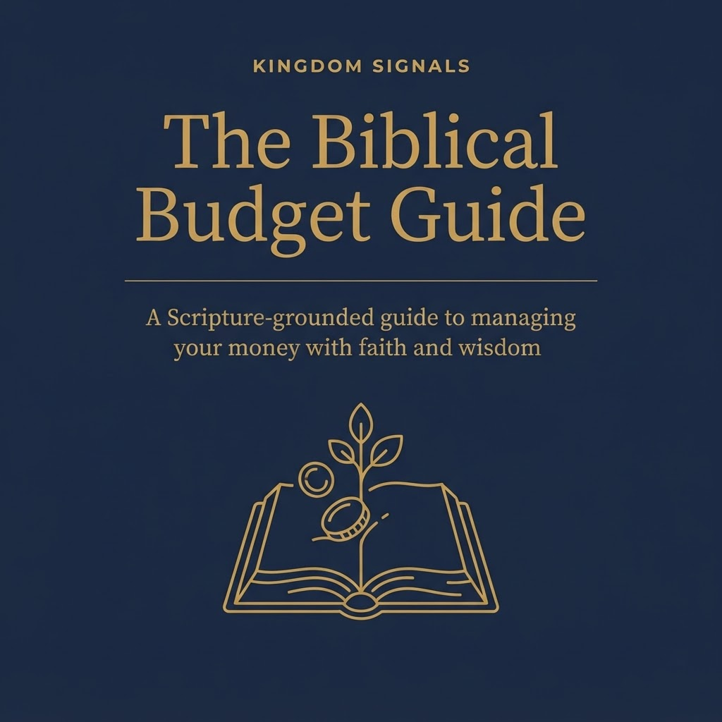 The Biblical Budget Guide by Kingdom Signals — free downloadable PDF cover